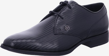 bugatti Lace-Up Shoes in Black: front