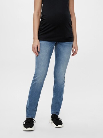 MAMALICIOUS Regular Jeans 'Sarina' in Blue: front