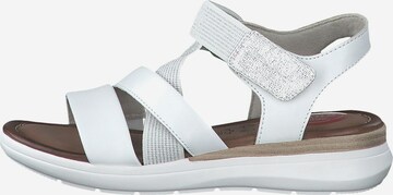 JANA Strap Sandals in White