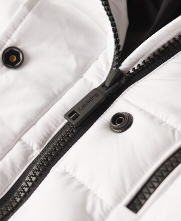 Superdry Winter Jacket 'Fuji' in White