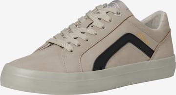 s.Oliver Sneakers laag in Beige: voorkant