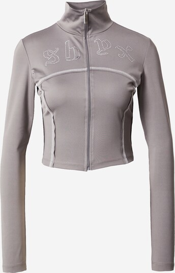 SHYX Sweat jacket 'Fatma' in Dark grey / White, Item view