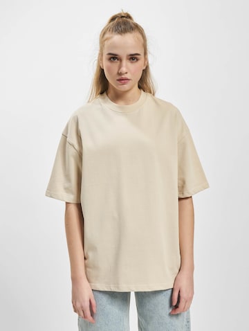 T-shirt DEF en beige : devant