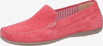 Chaussure basse SIOUX en rouge : devant