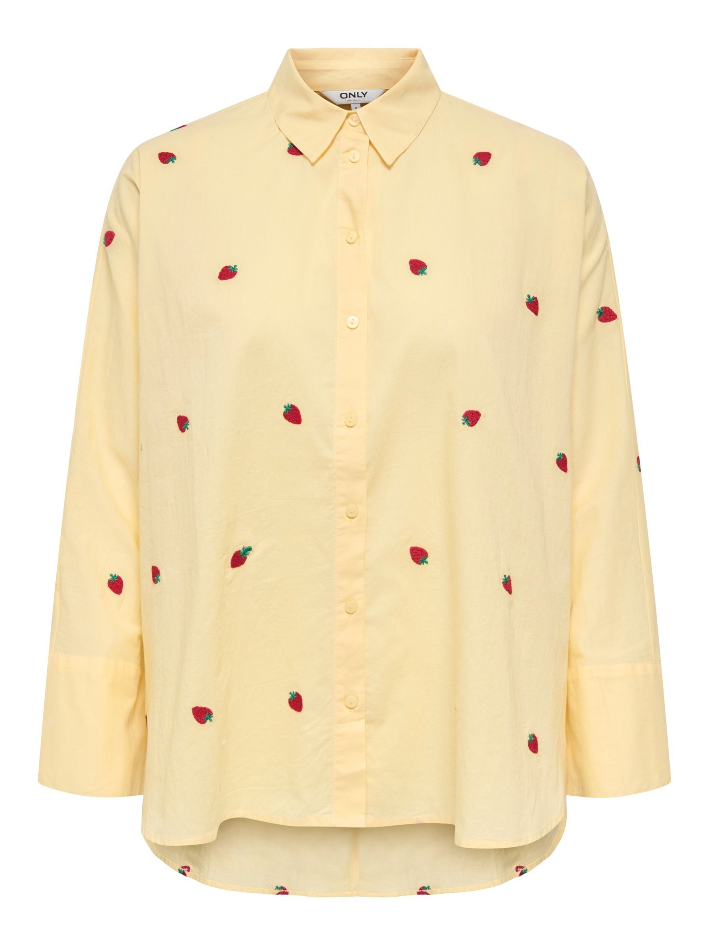 ONLY Bluse 'ONLNew Lina' in Gelb: Vorderseite