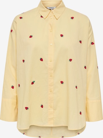 ONLY Bluse 'ONLNew Lina' in Gelb: Vorderseite