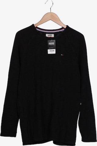 Tommy Jeans Sweater L in Schwarz: Vorderseite