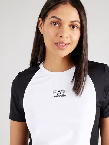 EA7 Emporio Armani - Camiseta funcional en blanco