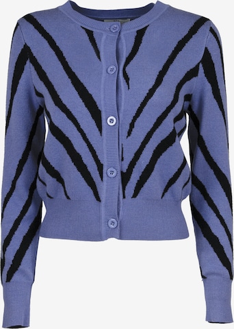 Influencer Knit cardigan in Blue: front