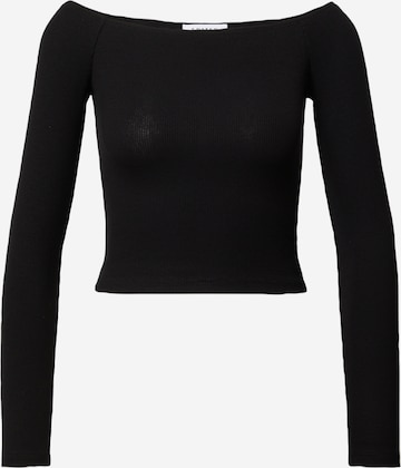 EDITED قميص 'Yulia' بلون أسود: الأمام