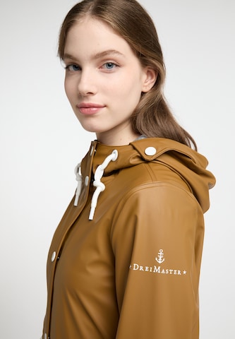 Cappotto funzionale di DreiMaster Maritim in marrone