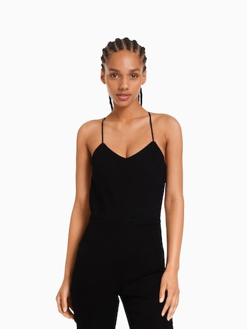 Bershka Jumpsuit in Zwart: voorkant