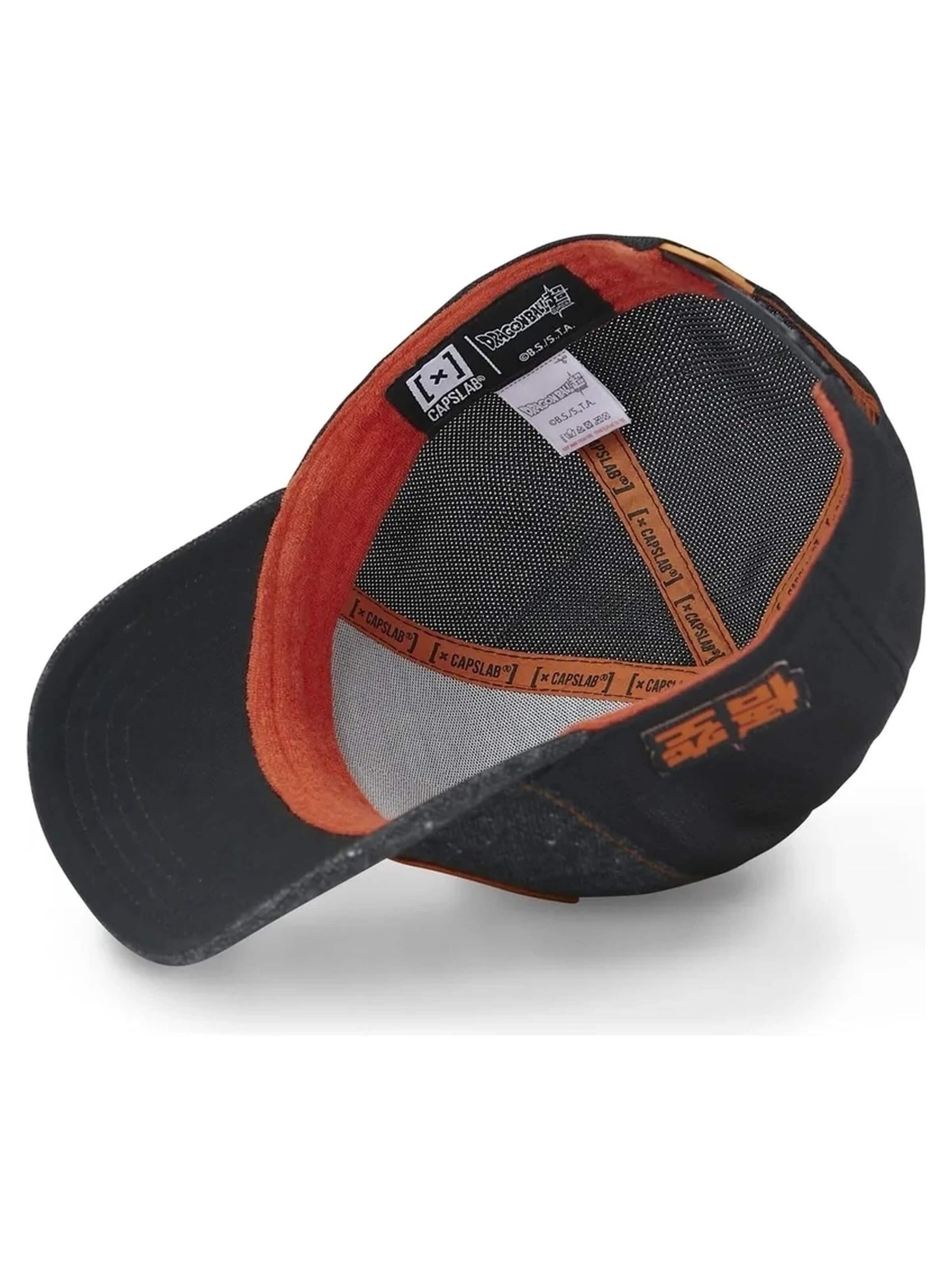 Capslab - Gorra 'Gorra capslab negra jaspeada goku sig trucker cap' en negro