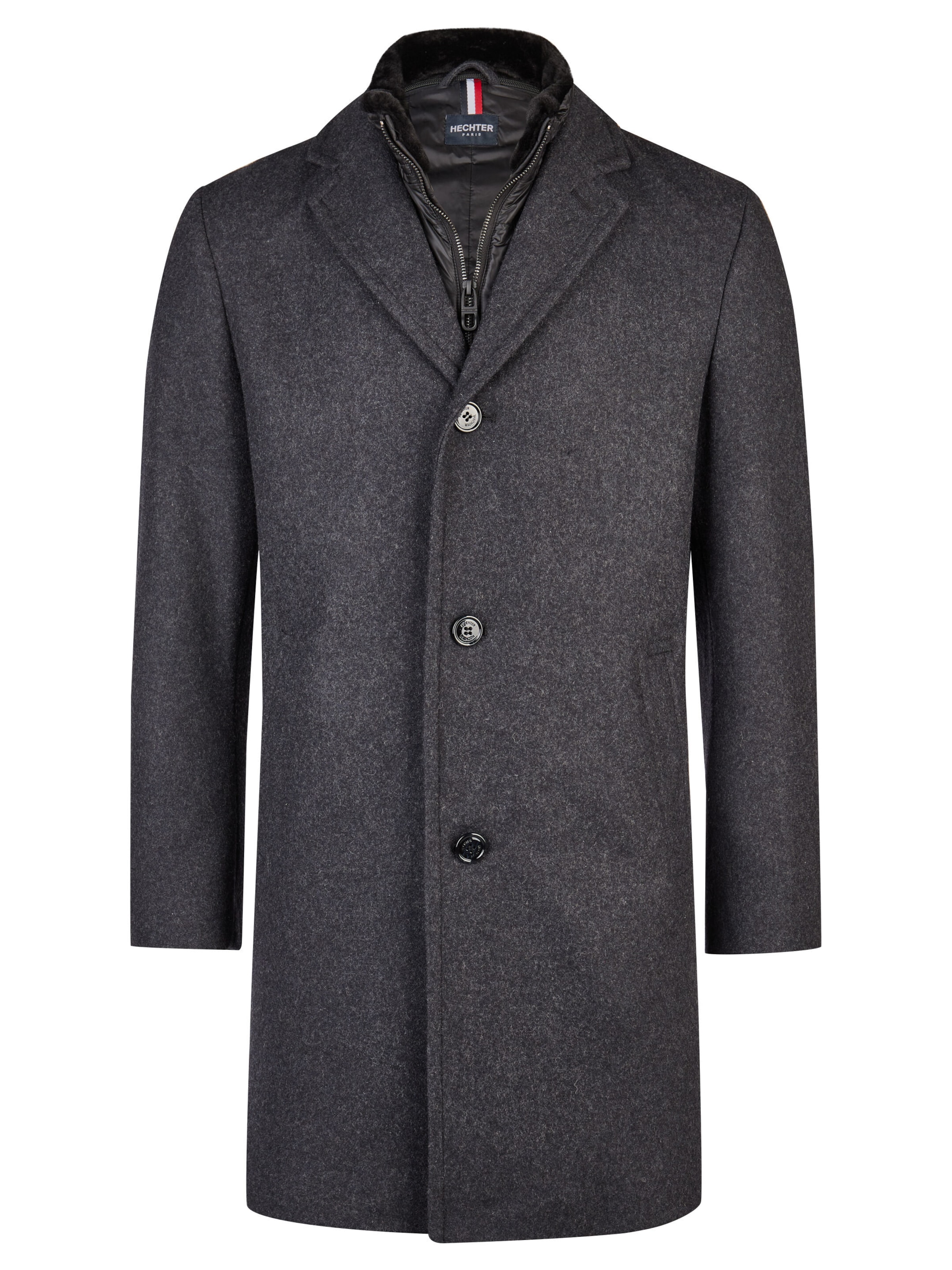 HECHTER PARIS Mantel in Grau: Vorderseite