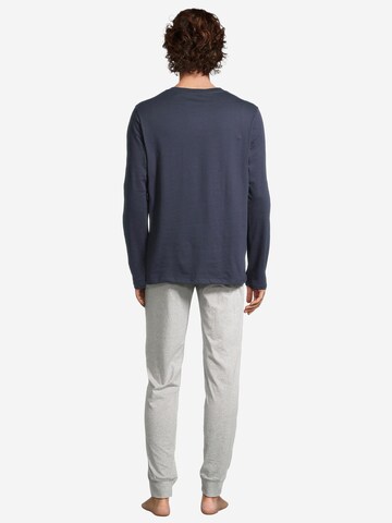 SCHIESSER Pyjama lang 'Night & Home' in Grau