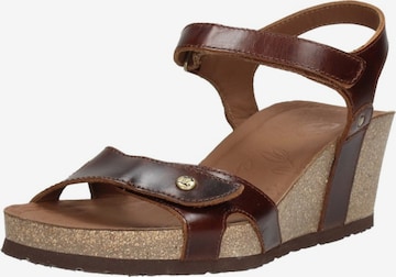 Sandales 'Julia' PANAMA JACK en marron : devant