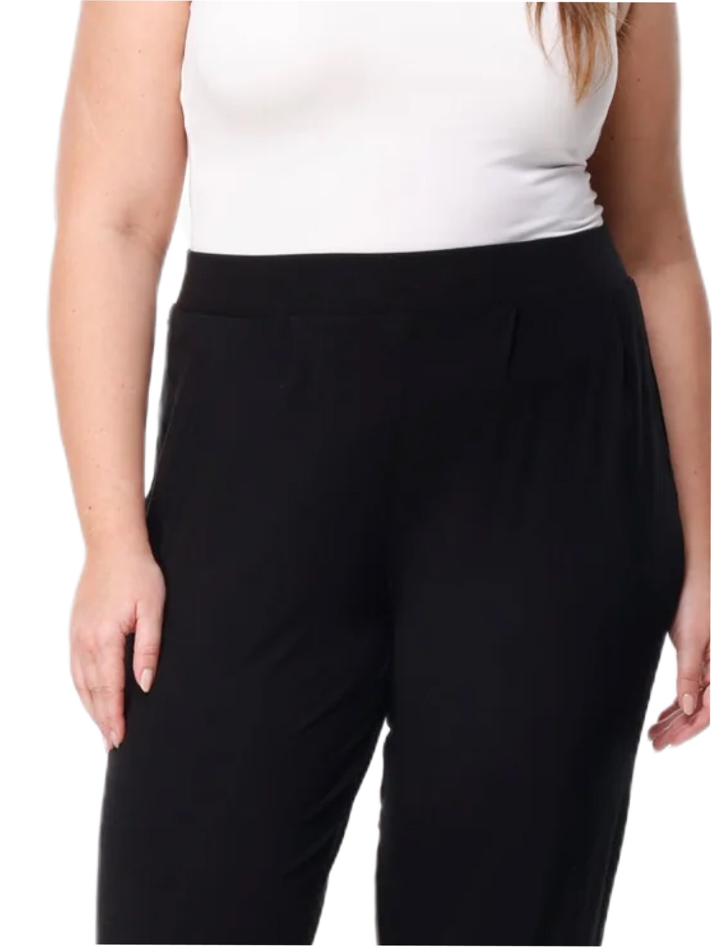 Shape Of You Tapered Hose in Schwarz