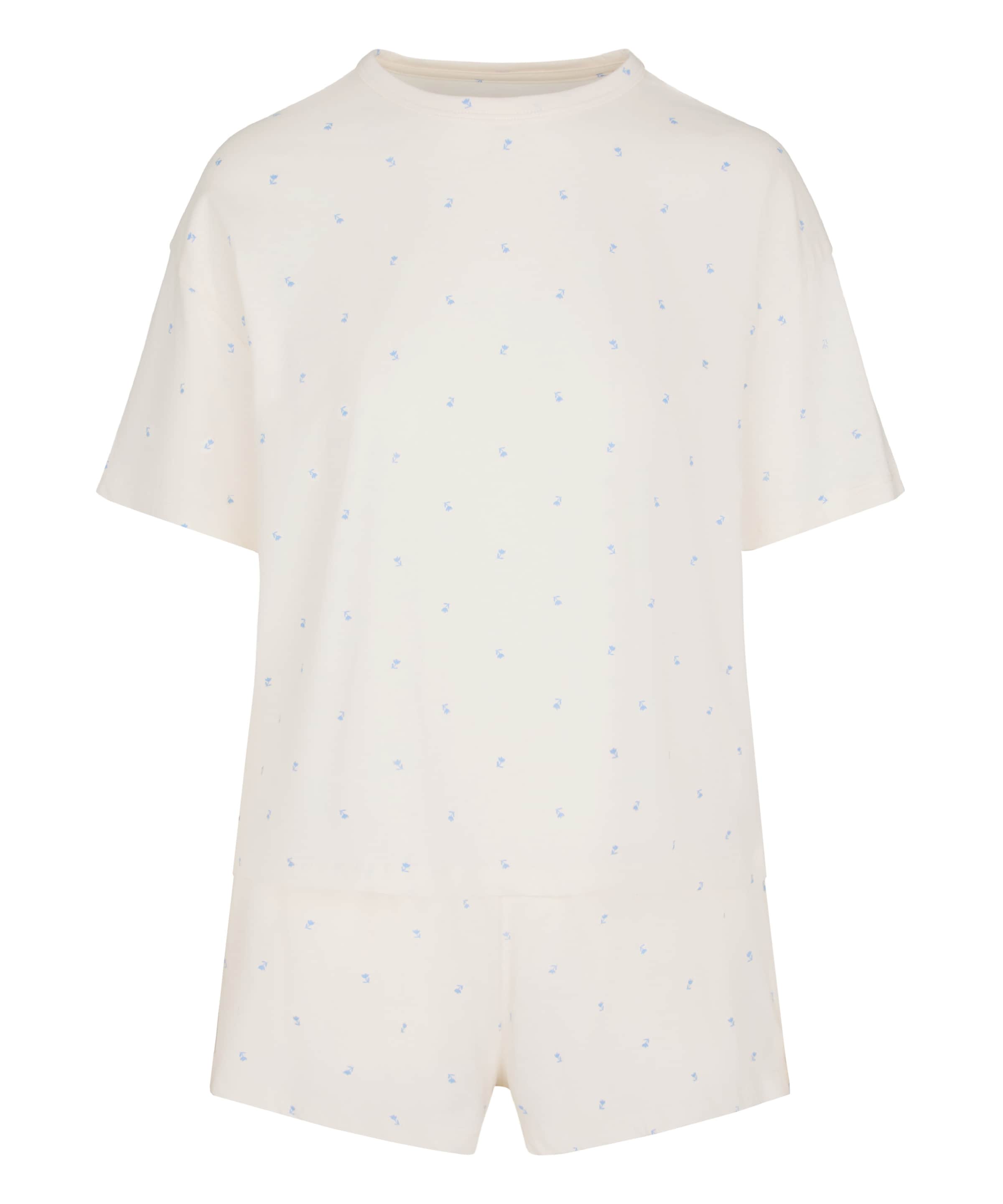 Hunkemöller Pyjama in Wit: voorkant