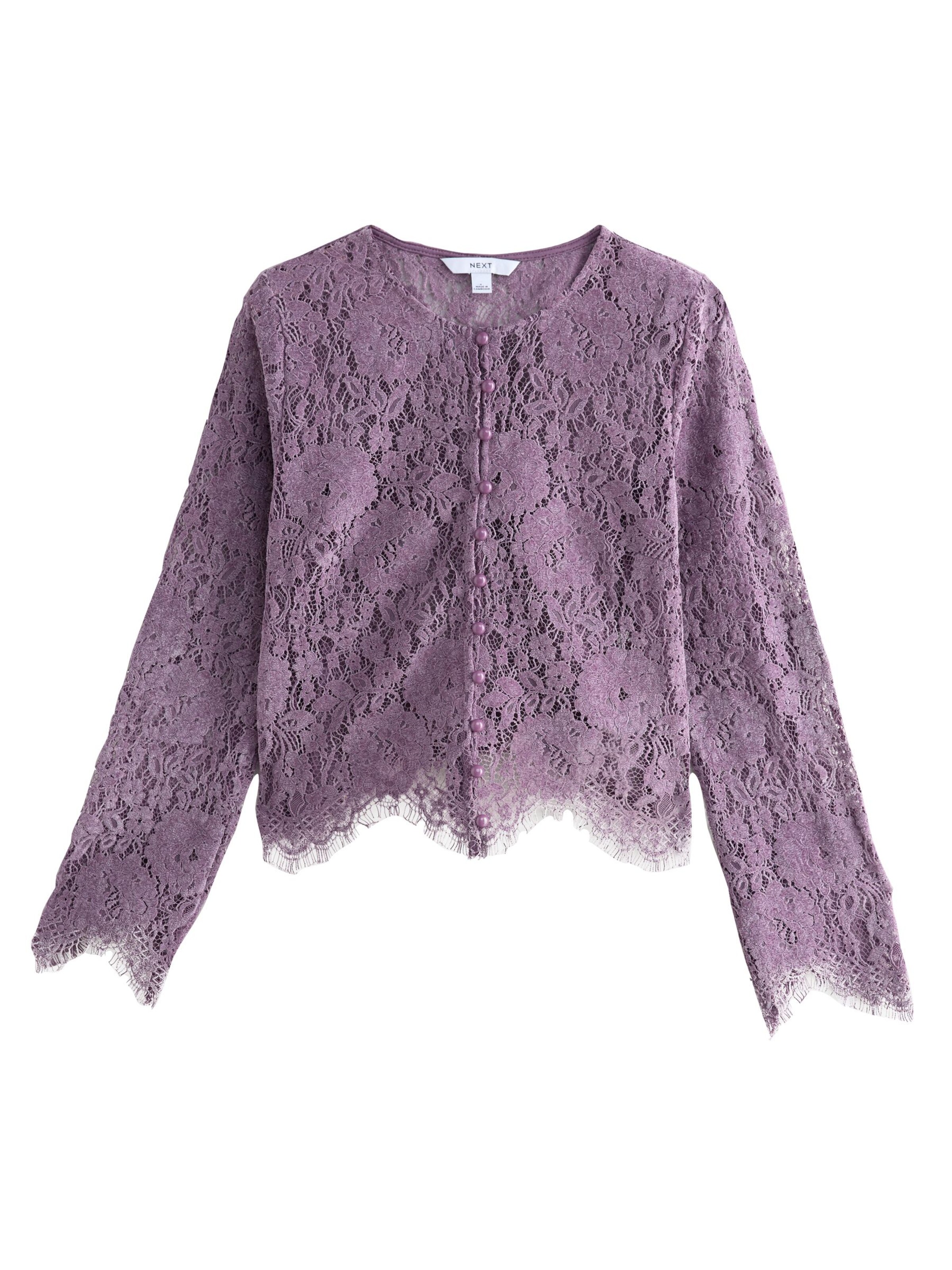 Bluză de la Next pe mov: față