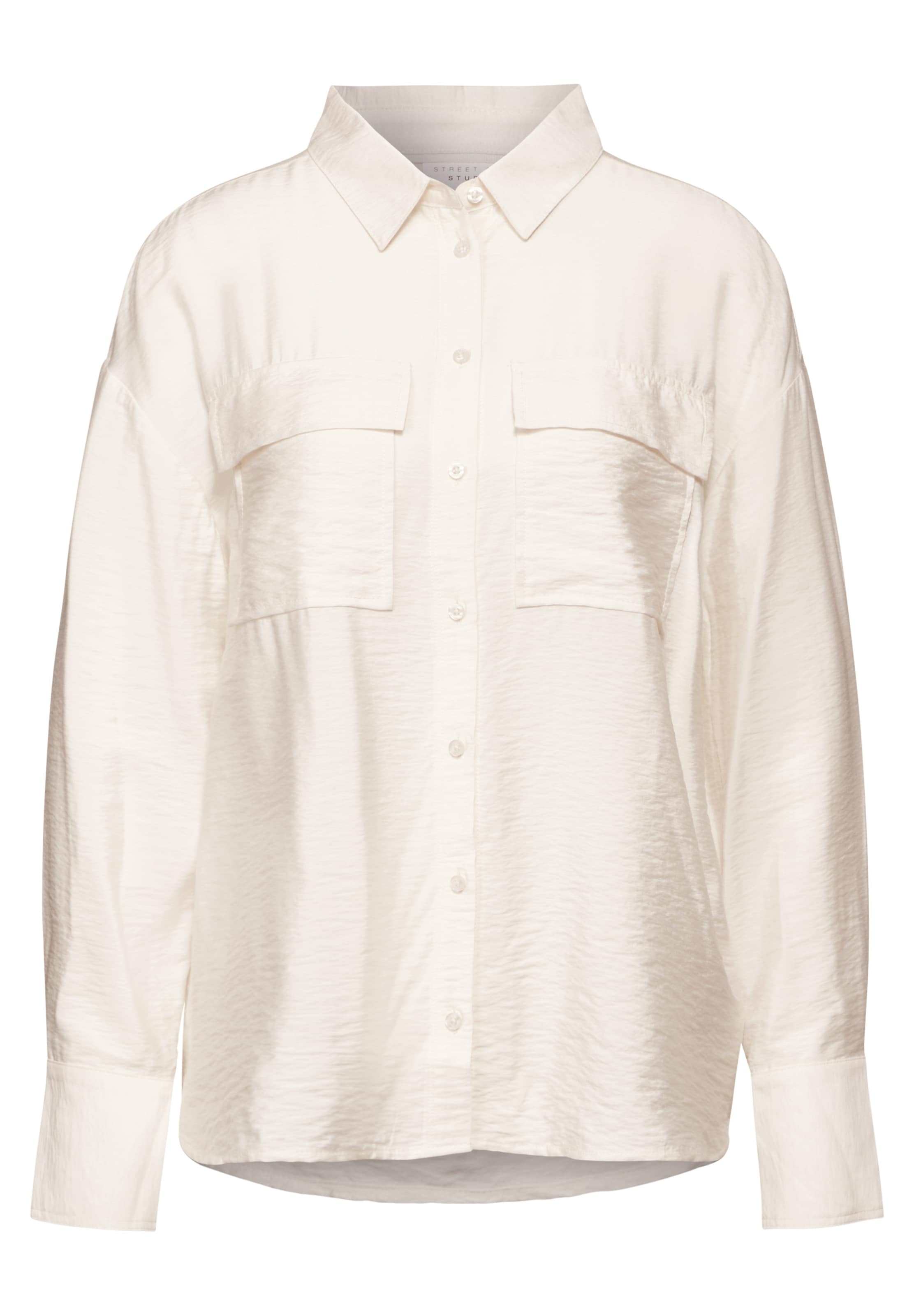 Street One Studio Blouse in White: front