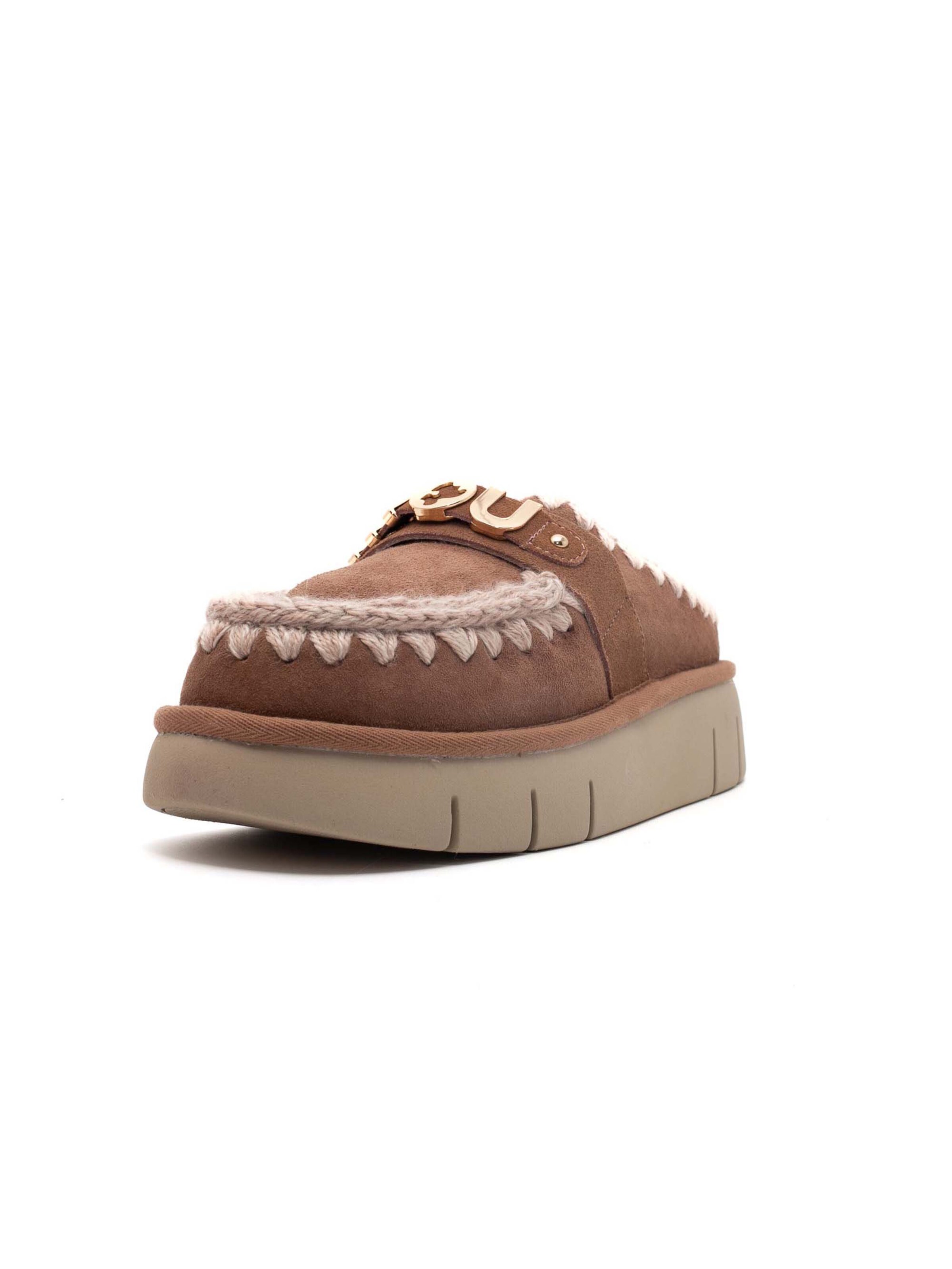 MOU Clogs in Beige: Vorderseite