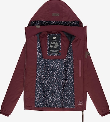 Ragwear Outdoor jacket 'Dizzie' in Red