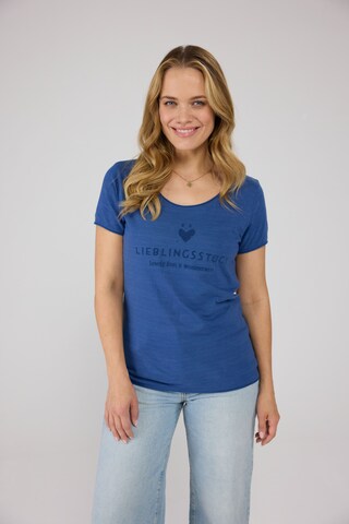 LIEBLINGSSTÜCK Shirt 'Cia' in Blue: front