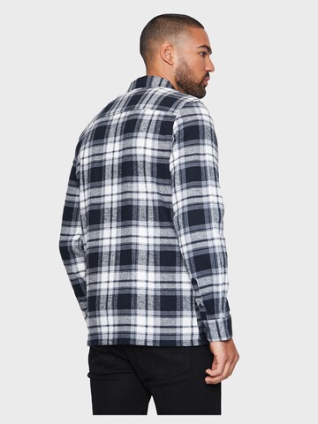 Threadbare Regular fit Button Up Shirt 'Fuji' in Black