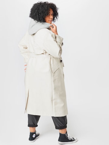 River Island Plus Between-Seasons Coat in Beige