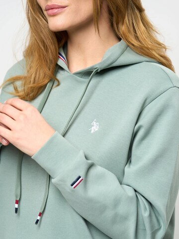 U.S. POLO ASSN. Sweatshirt 'Gold' in Groen