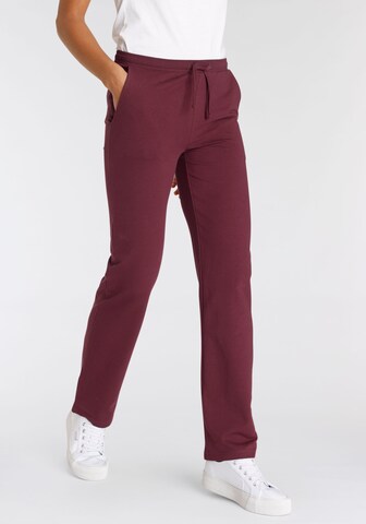 FLASHLIGHTS Slimfit Hose in Rot