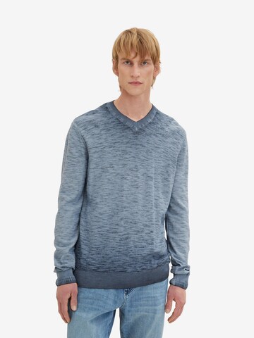 TOM TAILOR Sweater in Blue: front