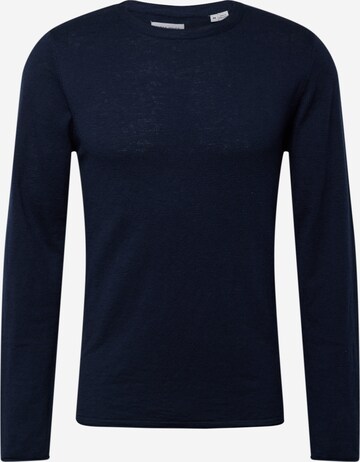 Pull-over 'Elinen' JACK & JONES en bleu : devant