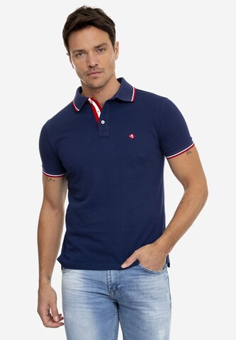 Sir Raymond Tailor Poloshirt 'Marcus' in Blau: Vorderseite