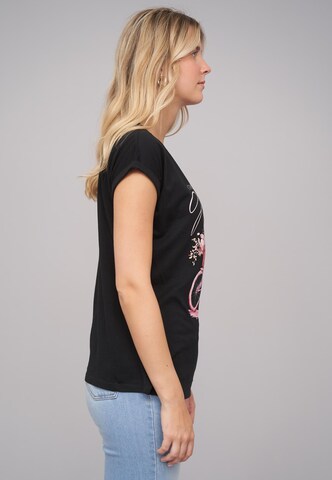 Cloud5ive Shirt 'Grateful/Bike01' in Black