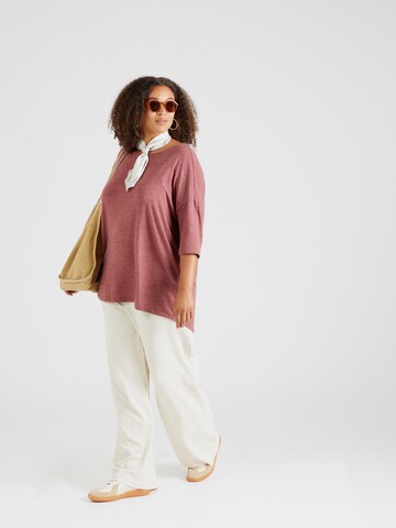 ONLY Carmakoma Shirts 'CARLAMOUR' i rød