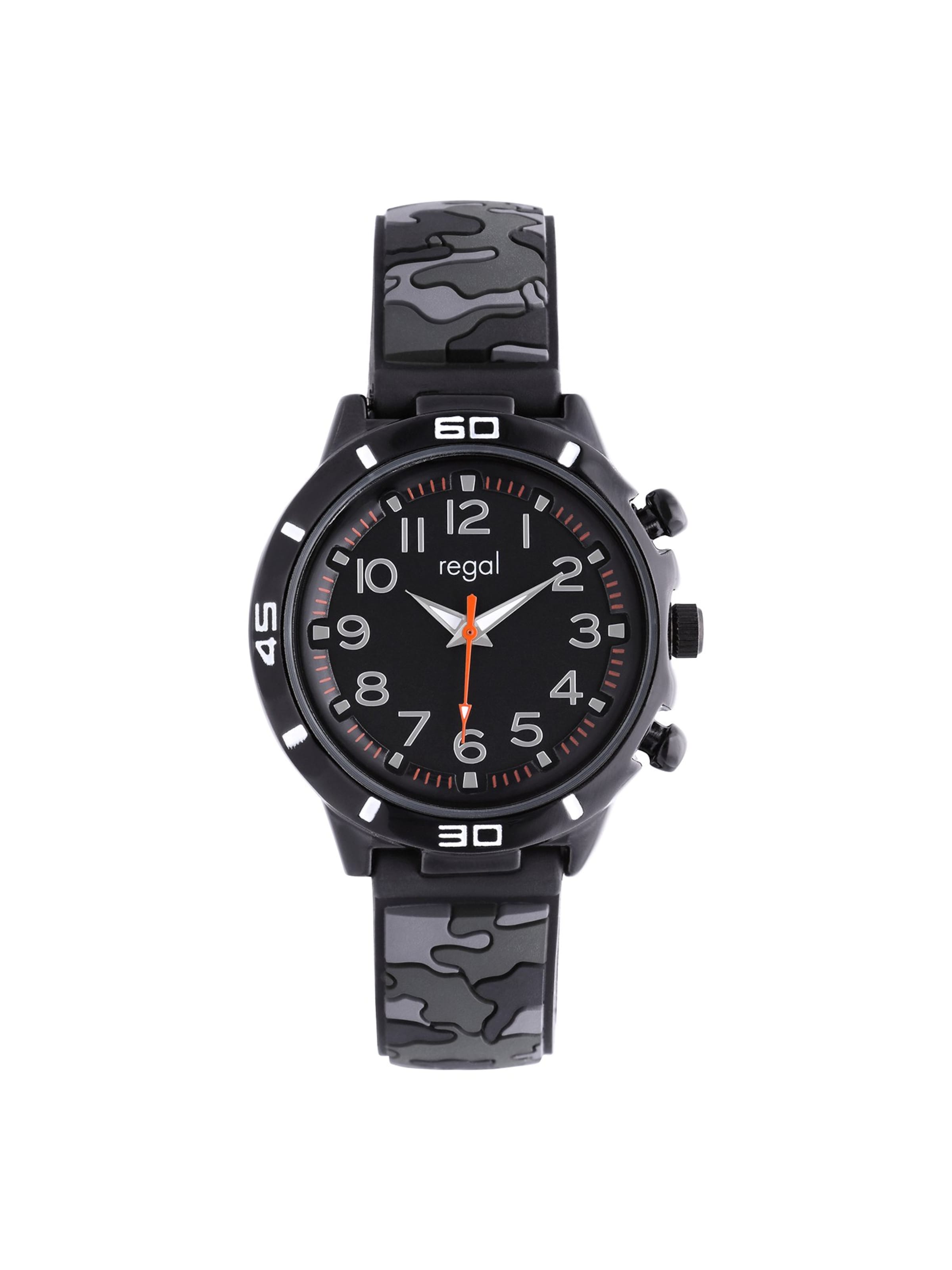 Lucardi Horloge 'Verspielt' in Zwart: voorkant