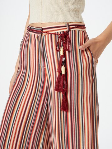 Wide Leg Pantalon Koton en rouge