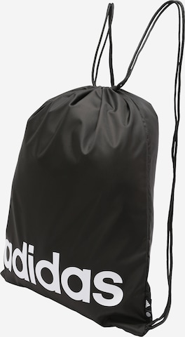 ADIDAS PERFORMANCE Athletic Gym Bag in Black: front