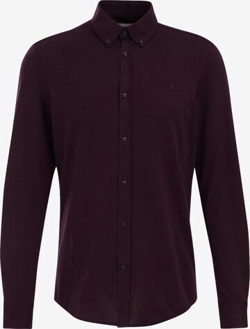 WE Fashion - Camisa clássica em vermelho: frente