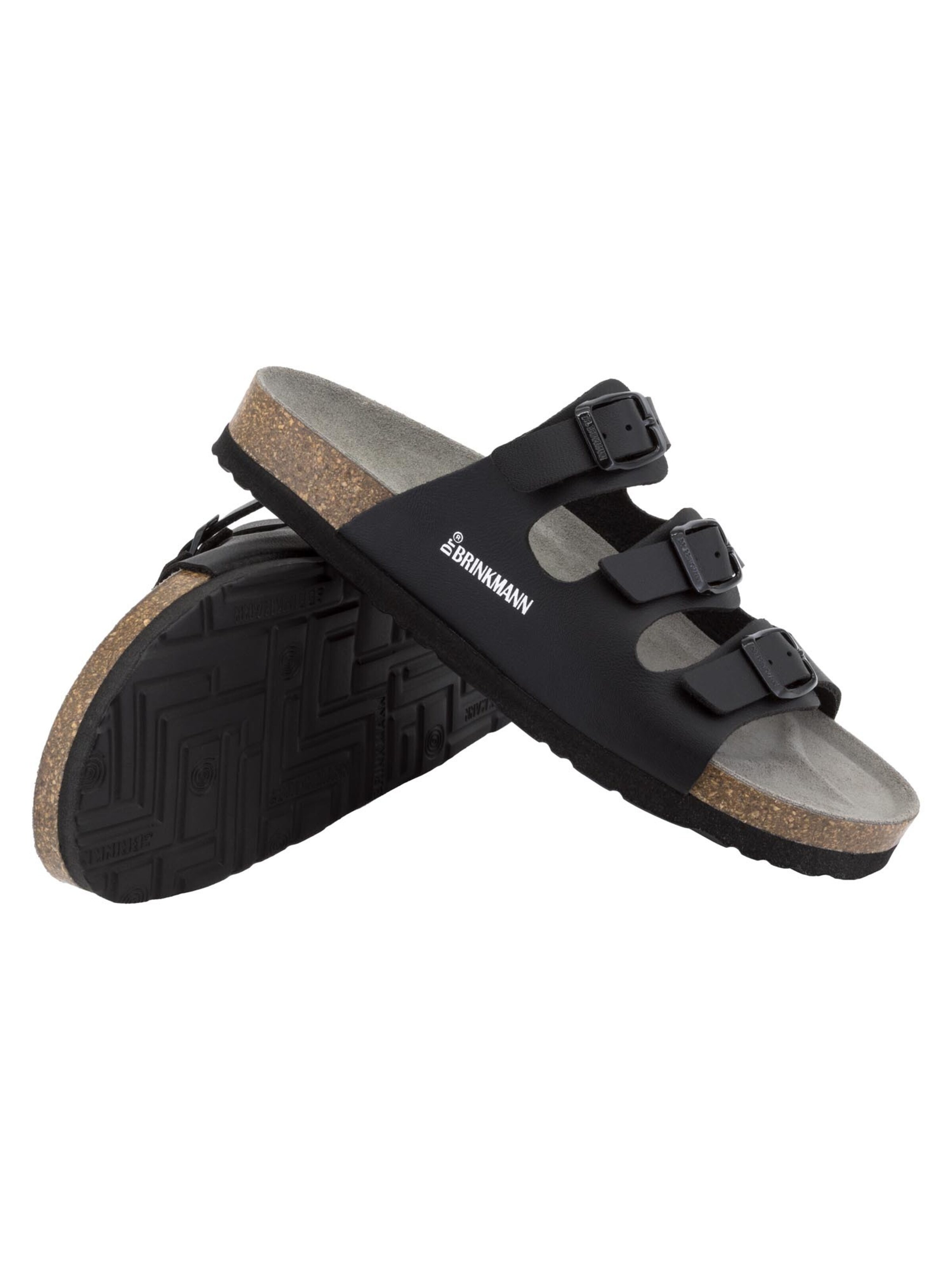 DR. BRINKMANN Pantolette 'Novelda'‌‌‌‌‌‌‌ in Schwarz