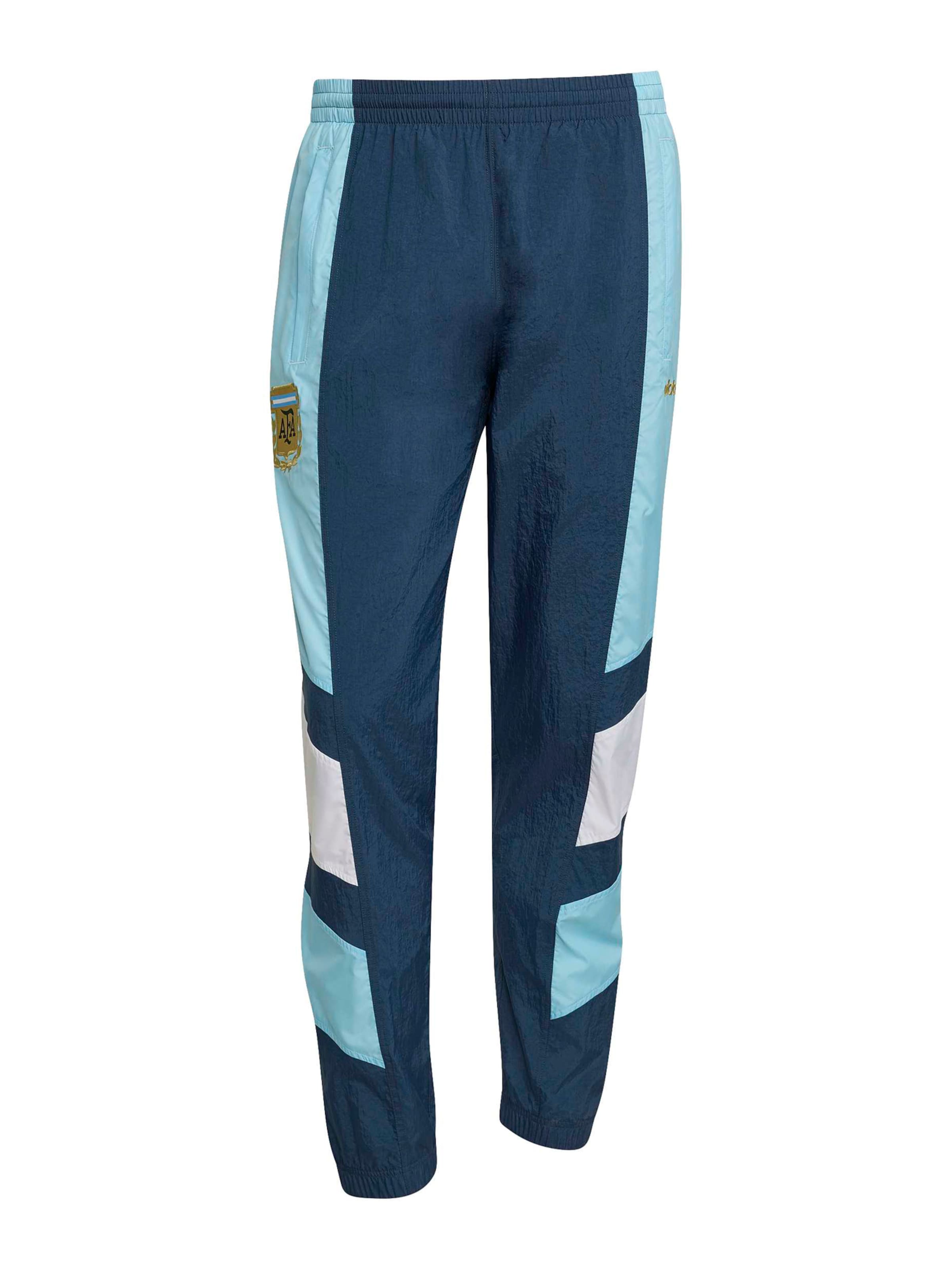 ADIDAS PERFORMANCE Tapered Sportbroek 'AFA EQT' in Blauw: voorkant