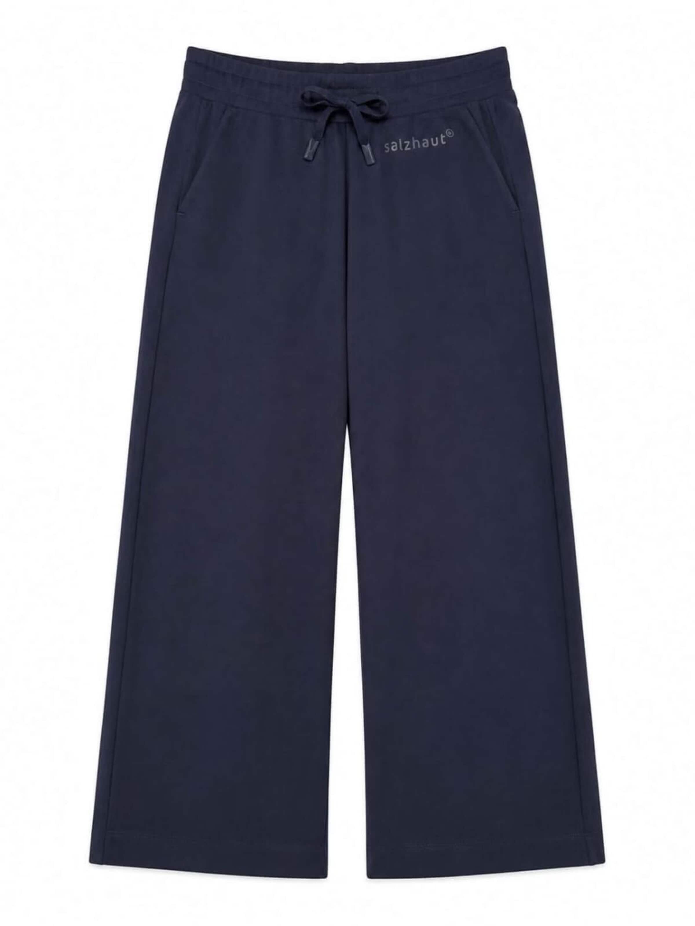 salzhaut Loosefit Hose 'Salzhaut Damen Hose Döppen 7/8 Länge'‌‌ in Blau: Vorderseite