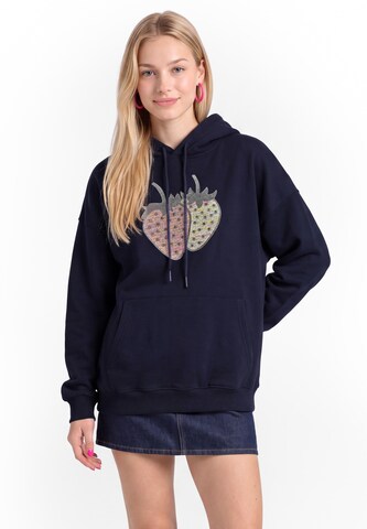 Sweat-shirt MYMO en bleu : devant