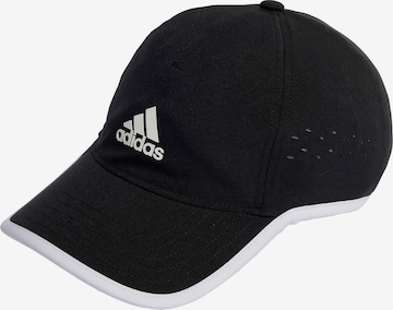juoda ADIDAS SPORTSWEAR Sportinė kepurė 'Aeroready': priekis