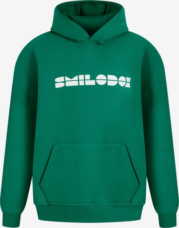 Smilodox Sweatshirt 'Lucio' in Green: front