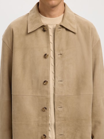 Veste mi-saison SELECTED en gris