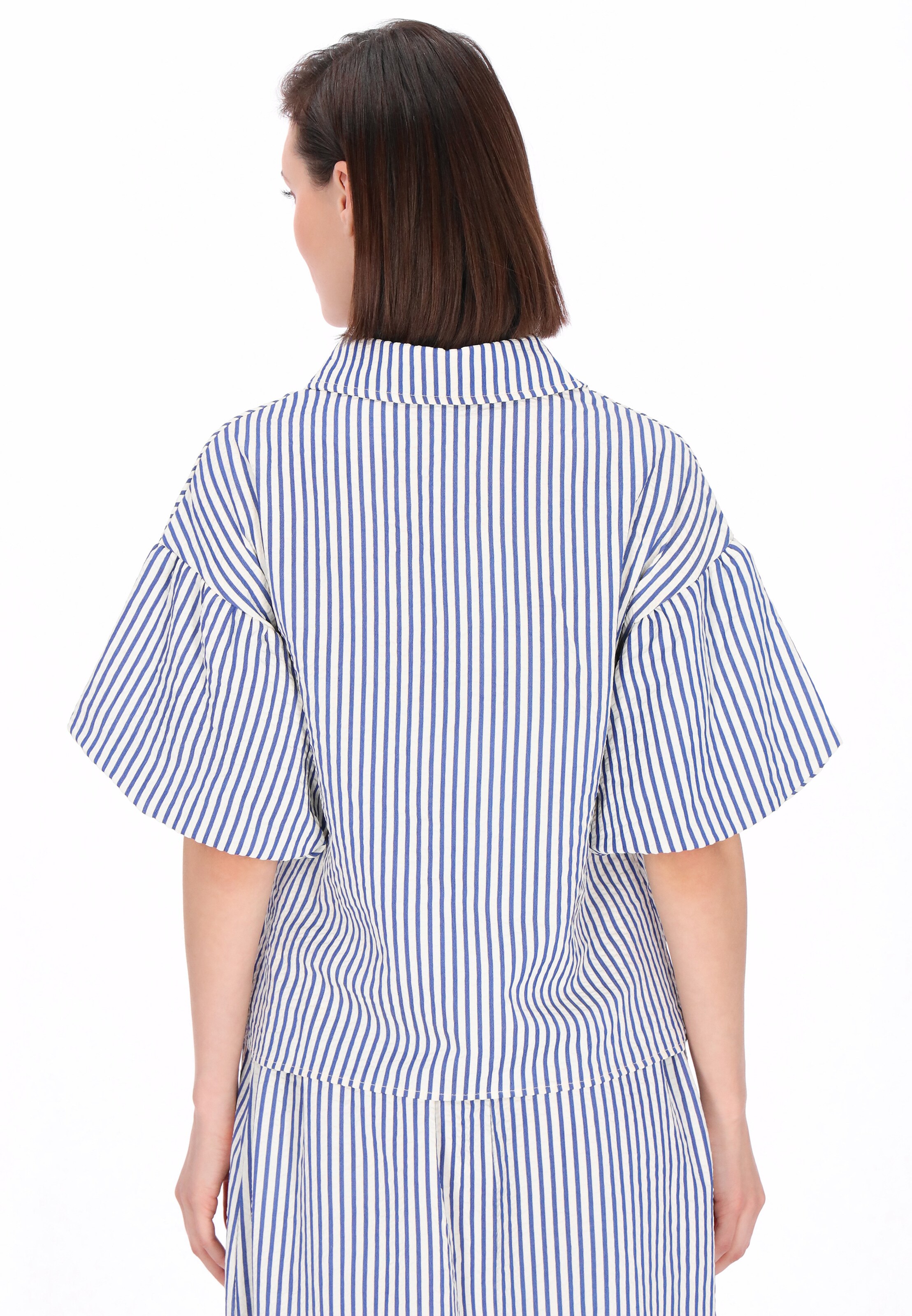 usha BLUE LABEL Blouse 'Casual' in Blauw