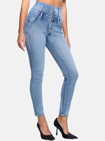 Skinny Jean Elara en bleu