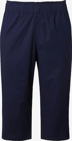 mėlyna Ulla Popken Standartinis Kelnės: priekis